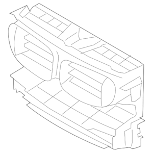 Center Duct - BMW (51-74-7-183-854)