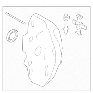 Disc Brake Caliper - BMW (34-11-6-897-348)