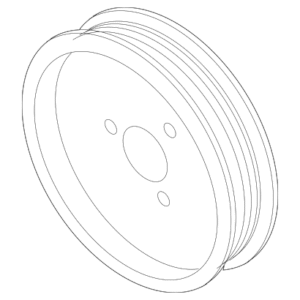 Power Steering Pump Pulley - BMW (32-42-7-508-865)