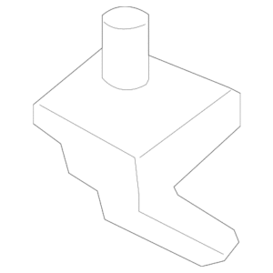 Luggage Cover Rear Bracket - BMW (51-47-9-167-212)