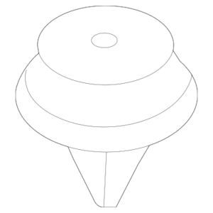 Body B-Pillar Trim Panel Clip - BMW (51-43-7-001-491)