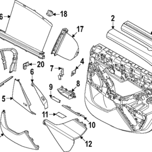 Armrest - BMW (51-42-5-A94-3E8)