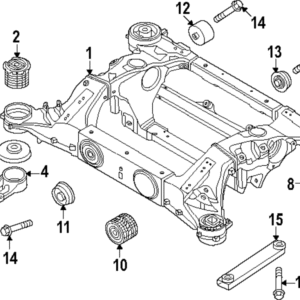 Rear Mount Mount Bolt - BMW (33-32-6-897-737)